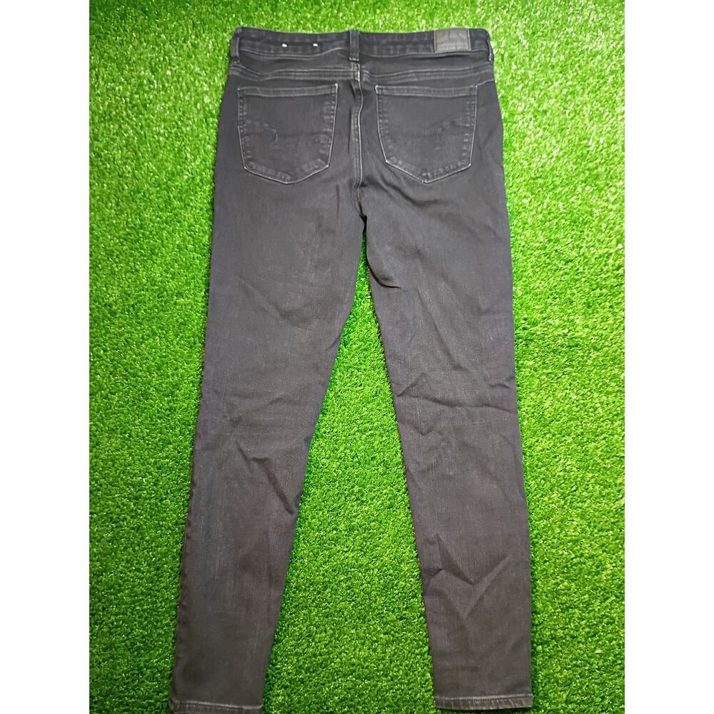 American Eagle Outfitters Black Regular Fit Jeans Size 8 Jeans - Picture 7 of 8